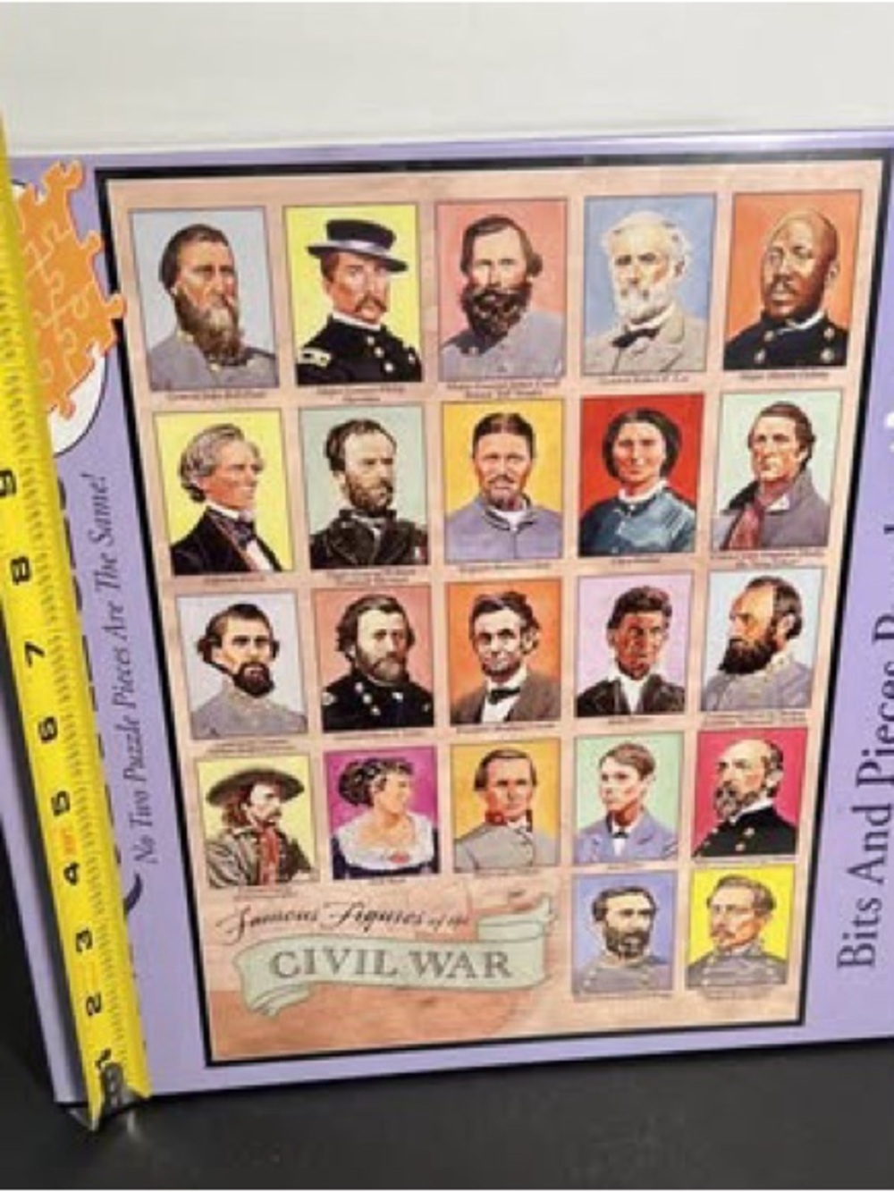 NEW Vintage 1999 Bits & Pieces Civil War Puzzle 1500 Pieces 24x33 History Jigsaw - Picture 2 of 5
